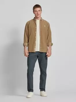 Брюки прямого кроя с эластичными вставками, модель «MARCO FURY» Jack & Jones, темно-синий