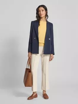 Брюки прямого кроя с фиксированными складками, модель «Луане» OPUS PANTS, кремовый