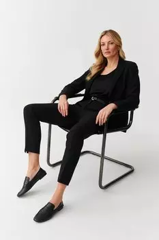 Брюки прямого кроя с карманами Tatuum, черный