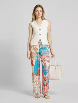 Брюки прямого кроя с карманами WHITE LABEL, оранжевый