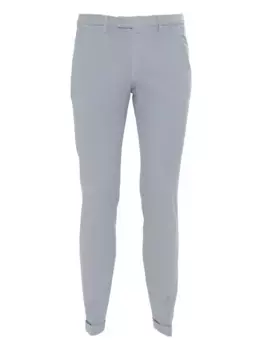 Брюки прямого кроя с манжетами Briglia 1949, серый