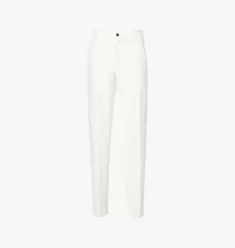 Брюки прямого кроя Slip-Pocket из хлопковой смеси Eleventy, белый