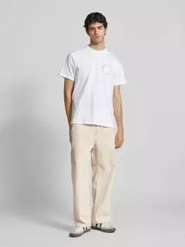 Брюки прямого кроя со шлевками для ремня, модель «DREWE» Carhartt Work In Progress, кремовый