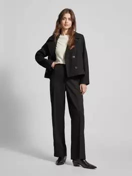 Брюки прямого кроя со стрелками модель «EVE» Vero Moda, черный