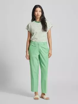 Брюки прямого кроя со стрелками Smith and Soul, мятный