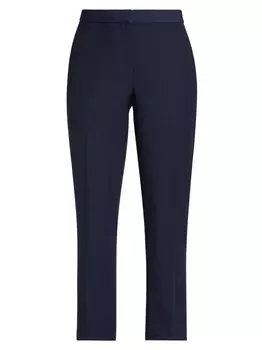 Брюки прямого кроя Sylvie Elie Tahari, нави