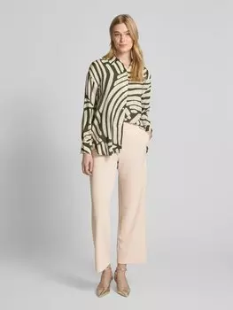 Брюки прямого кроя укороченного покроя Zero, песочный