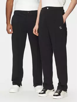 Брюки прямого кроя Unisex Coach 7613397 Filling Pieces, черный