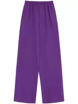 Брюки прямого кроя Valentino Garavani, фиолетовый