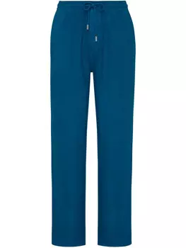 Брюки прямого кроя Vilebrequin, синий