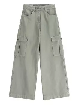 Брюки прямого кроя WC5119102DGJ Coccodrillo, хаки