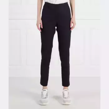 Брюки прямого кроя высокая талия Marc Cain, черный