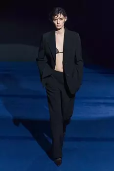 Брюки прямого кроя ZARA, черный