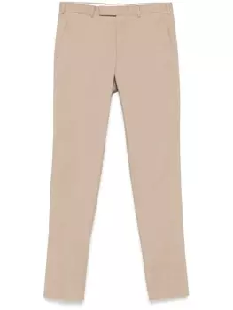 Брюки прямого кроя Zegna, нейтральный цвет