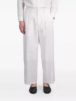 Брюки прямого покроя Attachment, белый