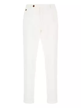 Брюки прямого покроя Briglia 1949, белый