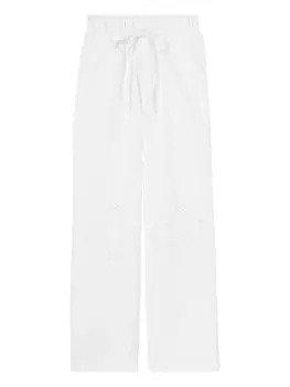 Брюки прямого покроя Claudie Pierlot, белый