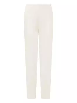 Брюки прямого покроя Emporio Armani, белый