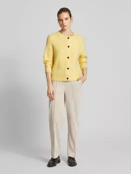 Брюки прямого покроя из вельвета с фиксированными складками, модель «Cenya» Someday, песочный