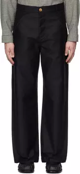 Брюки прямого покроя Marni, черный