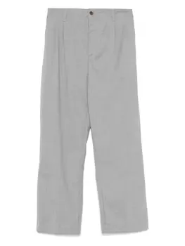 Брюки прямого покроя Myths, серый