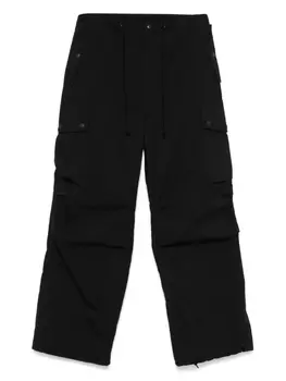 Брюки прямого покроя Needles, черный