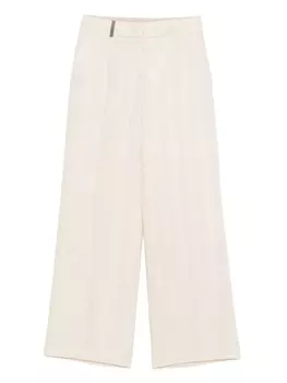 Брюки прямого покроя Peserico, нейтральный