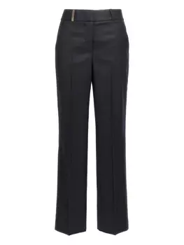 Брюки прямого покроя Peserico, синий