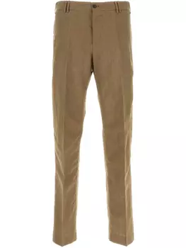 Брюки прямого покроя PT Torino, коричневый