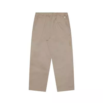 Брюки прямого покроя с эластичной талией от *A BATHING APE Aape, коричневый