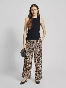 Брюки прямого покроя с эластичным поясом, модель «PIETTA» Soyaconcept, бежевый