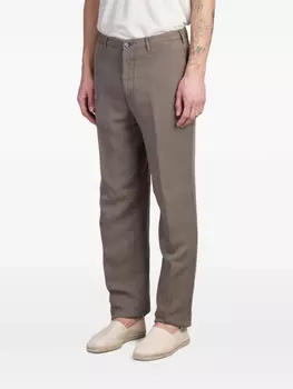 Брюки прямого покроя Santaniello, коричневый