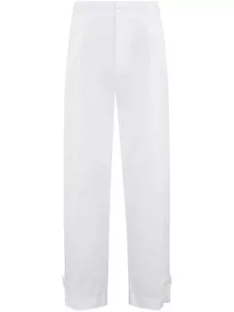 Брюки прямого покроя Semicouture, белый