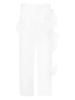 Брюки прямого покроя Simonetta, белый