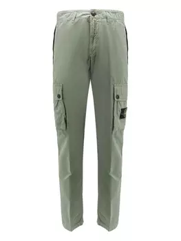 Брюки прямого покроя Stone Island, зеленый