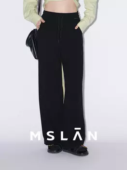 Брюки прямые MSlan, черный