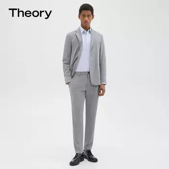 Брюки прямые Theory мужские, серый