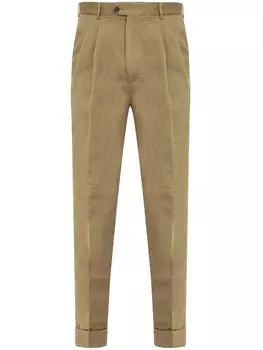 Брюки Pt Torino Cotton and linen, бежевый