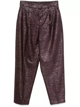Брюки PT Torino с металлизированной нитью, красный
