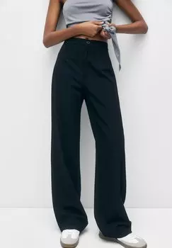 Брюки PULL&BEAR, черный