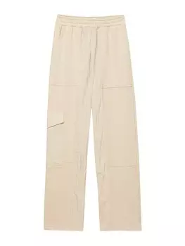 Брюки Pull&Bear Loose fit Cargo Pants, песочный