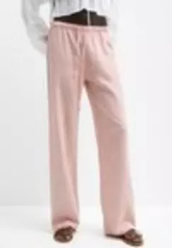 Брюки Pull&Bear, розовый
