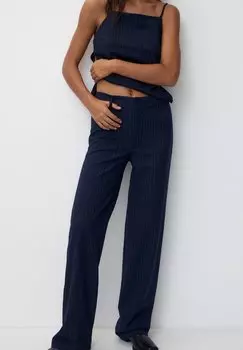 Брюки PULL&BEAR, синие