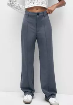 Брюки PULL&BEAR, светло-серый