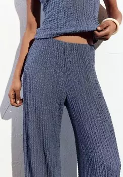 Брюки PULL&BEAR, темно-синий