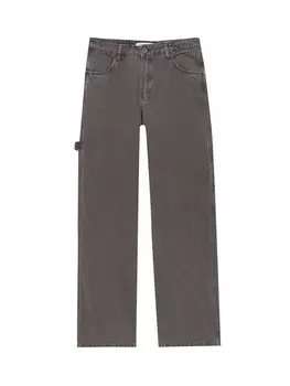 Брюки Pull&Bear Wide leg Pants, цвет Graphite