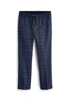 Брюки PULL ON CHECK Next, цвет navy blue