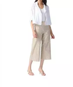 Брюки-пуловер с геометрическим принтом в цвете дюна/ваниль Joseph Ribkoff, цвет dune/vanilla