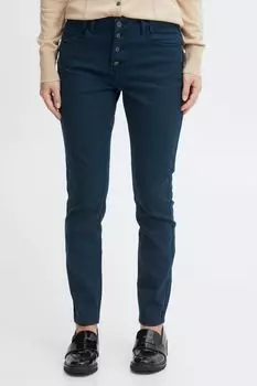 Брюки PULZ Jeans Skinny fit Jeans PZVIBA HW Pants 50207251, синий
