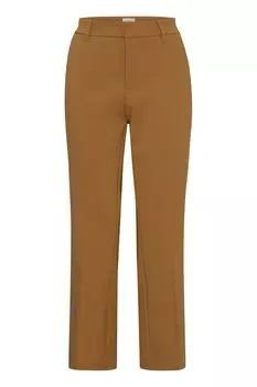 Брюки PULZ Jeans Stoffhose PZBINDY HW Pant 50206520, коричневый